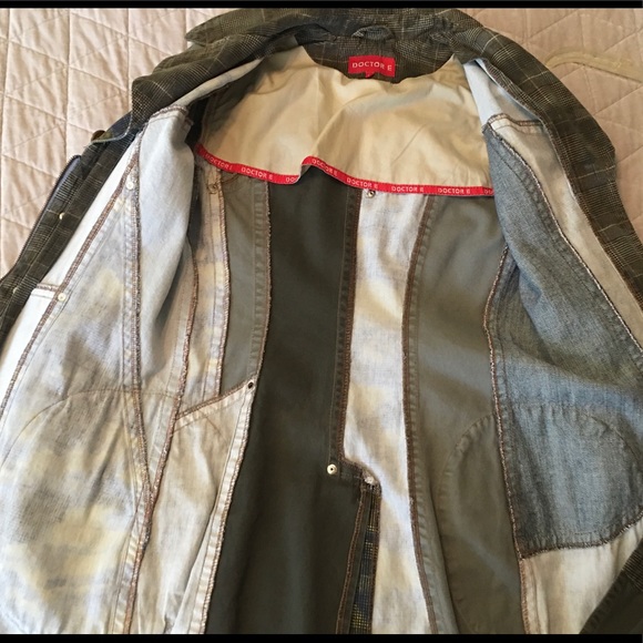 Doctor E Amazing denim  coat EUC XS - Picture 5 of 8